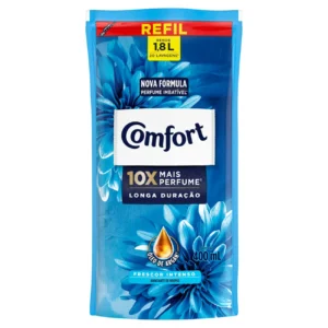 Kit c/04 und - Amaciante Concentrado Frescor Intenso Comfort Sachê 400ml Refil