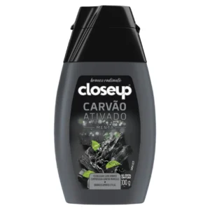 Kit c/ 12 und - Gel Dental Carvão Ativado Menta Closeup Frasco 100g