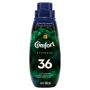 Kit c/04 und - Amaciante Concentrado 36 Comfort Segredos Frasco 500ml