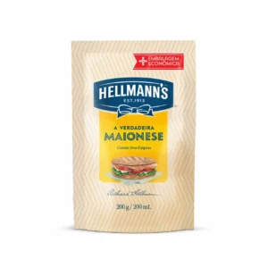 Kit c/06 und - Maionese Hellmann's Tradicional Sachê 200g