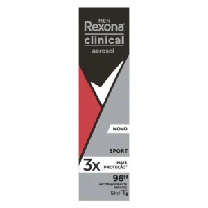 Kit c/04 und - Desodorante Aerosol Rexona Clinical Sport 150ml
