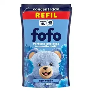 Kit c/06 und - Amaciante Fofo Concentrado Azul Tudão 900ml