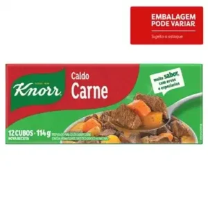 Kit c/12 unds - Caldo Knorr Carne Caixa 114g
