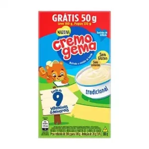 Kit c/12 unds - Oferta Mistura Para Preparo de Mingau Maizena Cremogema Tradicional Pague 130g Leve 180g
