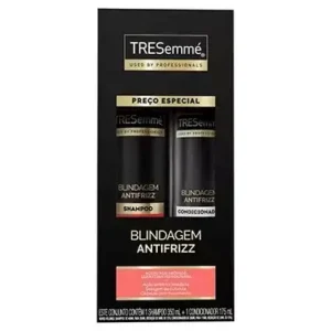 Kit c/16 unds - Kit Shampoo Tresemmé Blindagem Antifrizz 350mL + Condicionador 175mL